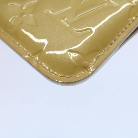 LOUIS VUITTON Vernis Pochette Cle NM Coin Purse Beige M91763 LV Auth bs8720 - Picture 15 of 16